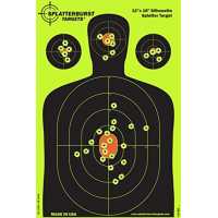 GlowShot 10″ Heavy Card Reactive Splatter Shooting Targets, Multi